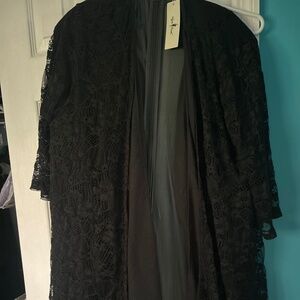 Black shawl reserved for Vicky